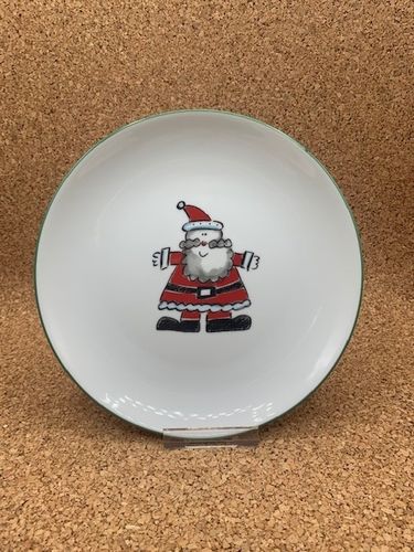 WHW 1011  / Weihnachten Weihnachtsmann / Teller 19cm  / Porzellan